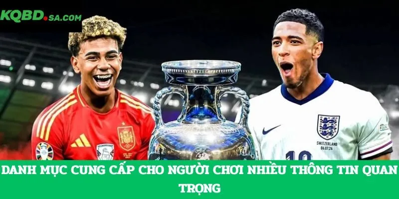 Danh mục cung cấp cho người chơi nhiều thông tin quan trọng